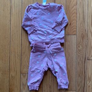 H&M baby girl polka dot outfit